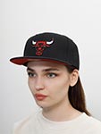 Бейсболка MITCHELL NESS арт. HHSS5725-CBUYYPPPBLCK Chicago Bulls NBA (черный)
